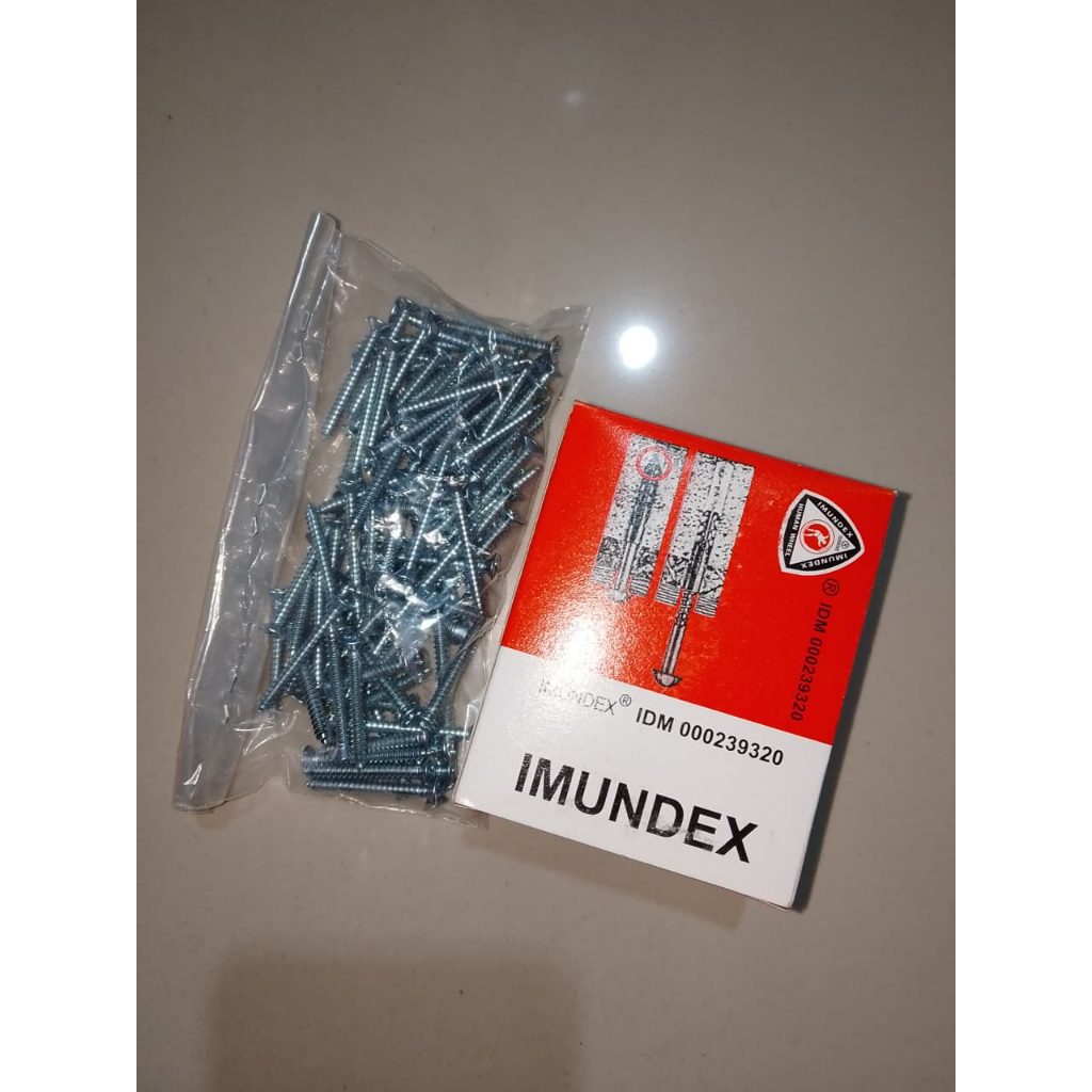 Baut Skrup Staping dan Fisher S6 Skrup Satu Set / Satu Pasang 100 pcs