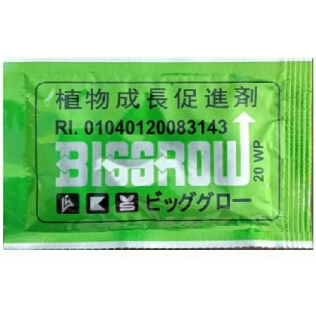 Pupuk ZPT BigGrow 20WP 5gr - Memacu Pertumbuhan Tanaman dengan Gibberellic Acid