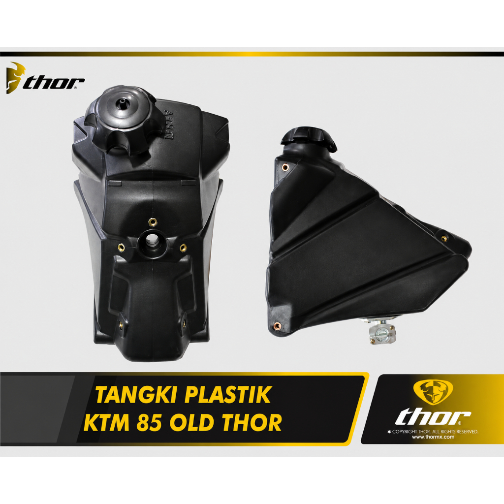 Tangki Plastik KTM 85 Old THOR Tangki Motor Trail KTM 85 Old Fuel Tank Tebal Original