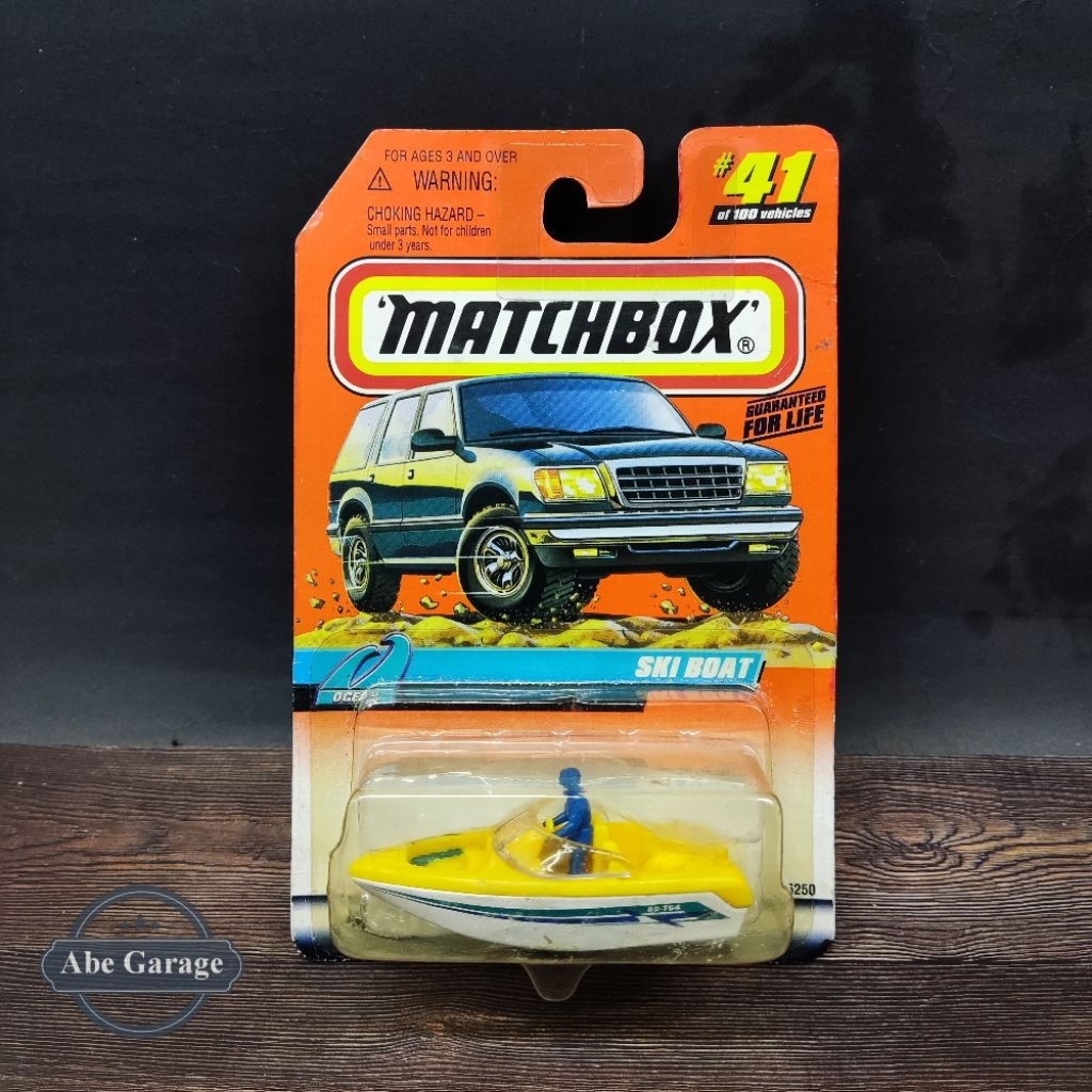 Matchbox Ski Boat Vintage 1999