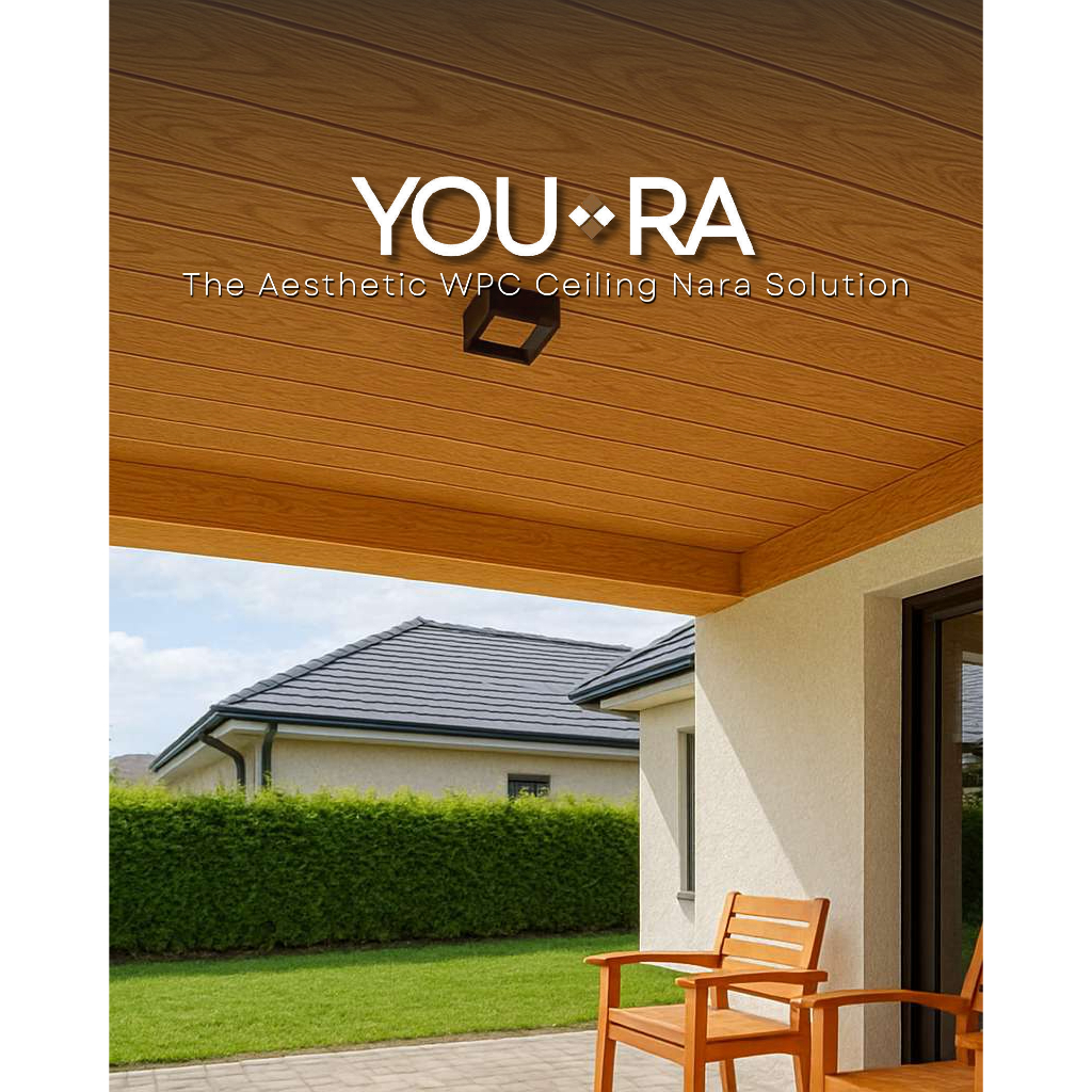 Ceiling Youra Outdoor | Atap Atap Rumah WPC | CEILING Plafon Motif Wood | Dekorasi Rumah