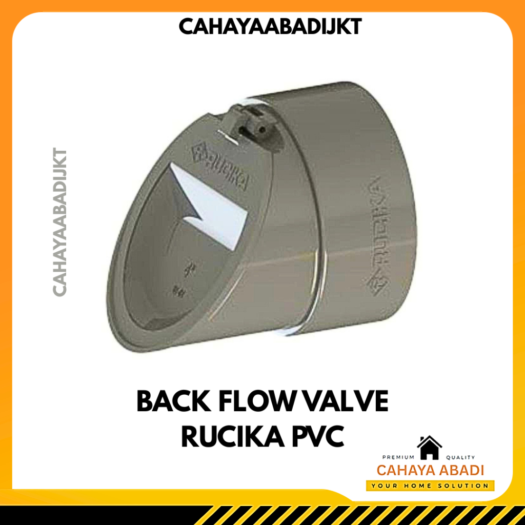 BACK FLOW VALVE RUCIKA PVC / RUCIKA