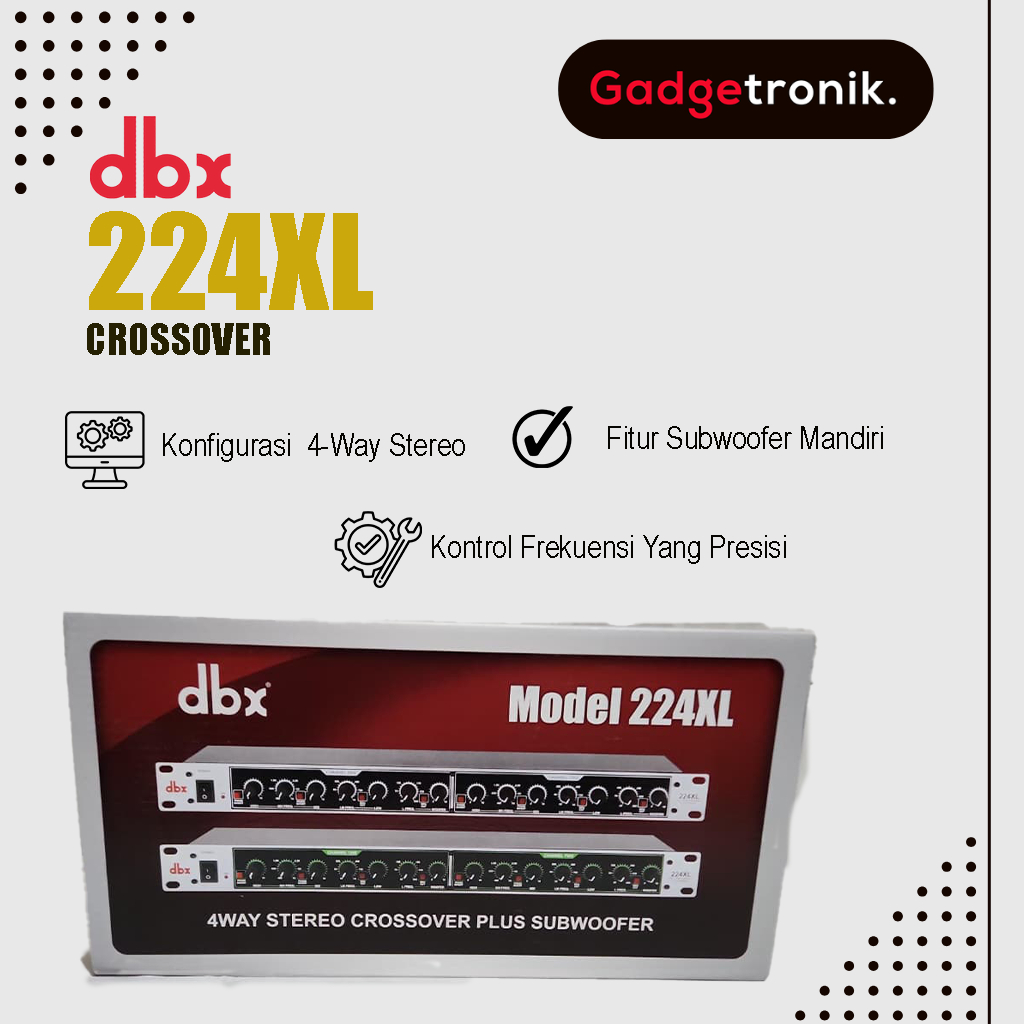 DBX CROSSOVER 224XL / CROSS OVER DBX 224 XL / CROSOVER DBX224XL