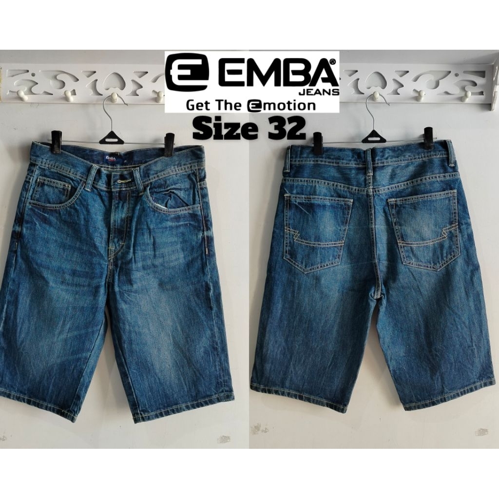 CELANA EMBA ORI CELANA PENDEK PRIA EMBA SALE SIZE 32