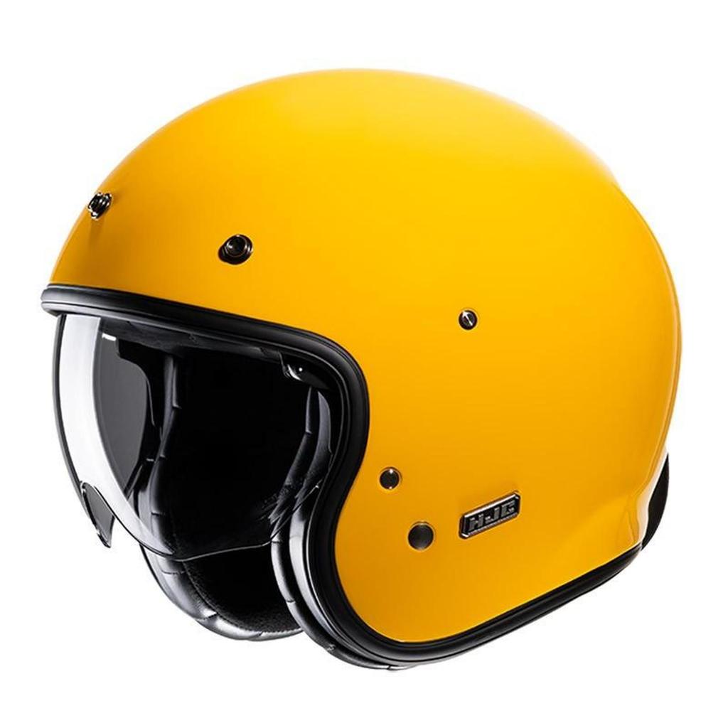 HJC V31 DEEP YELLOW VINTAGE HALF FACE HELM HJC ORIGINAL
