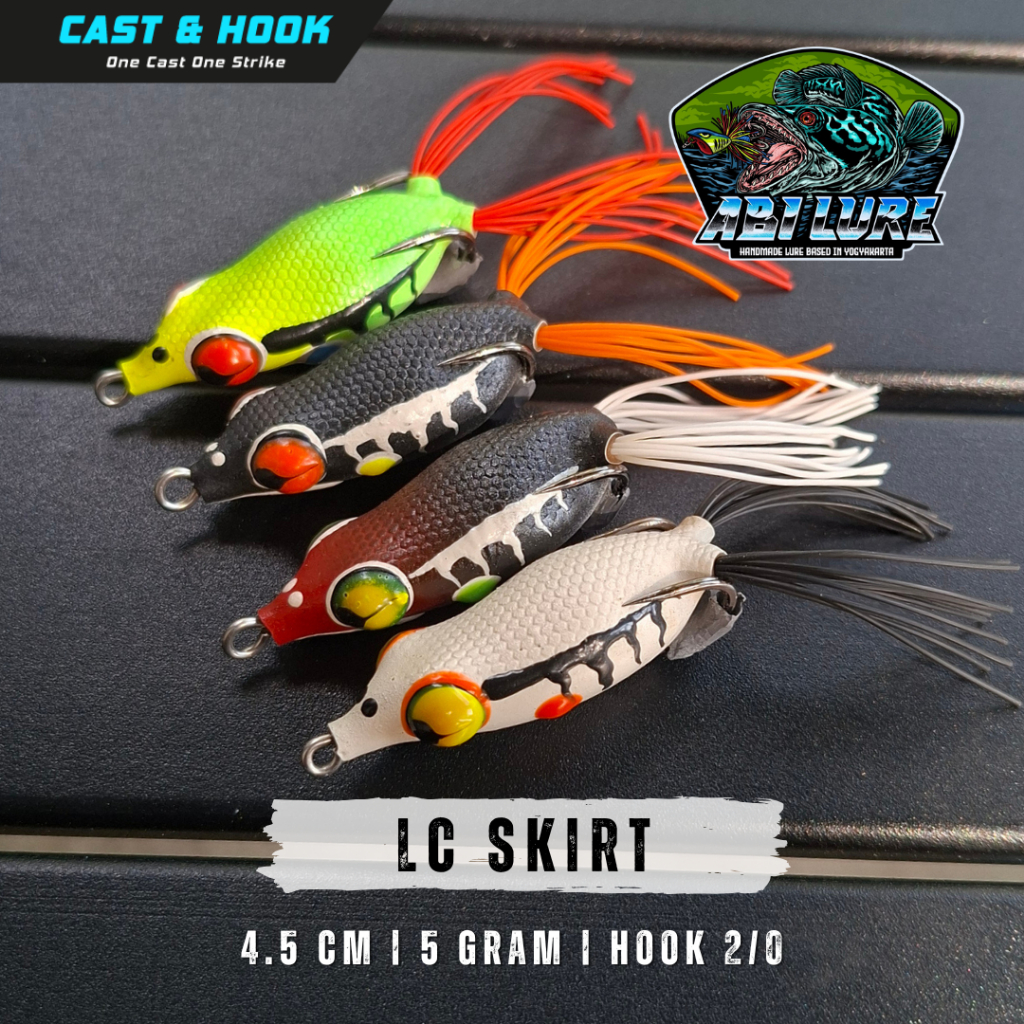 Lure LC Frog SKIRT Soft Frog softfrog Abi lure 4.5cm 5 gram