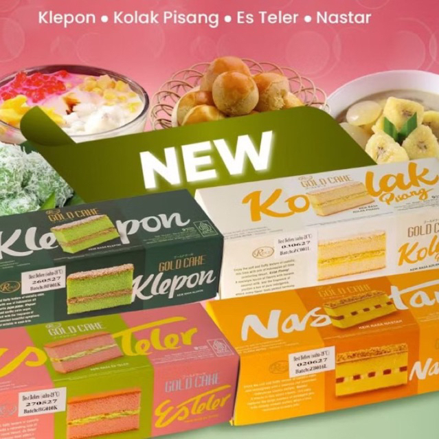 Golden Cake Bernardi, Es teler / Nastar / Klepon