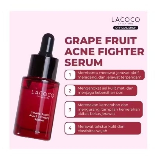 LACOCO GRAPE SERUM ANTI JERAWAT