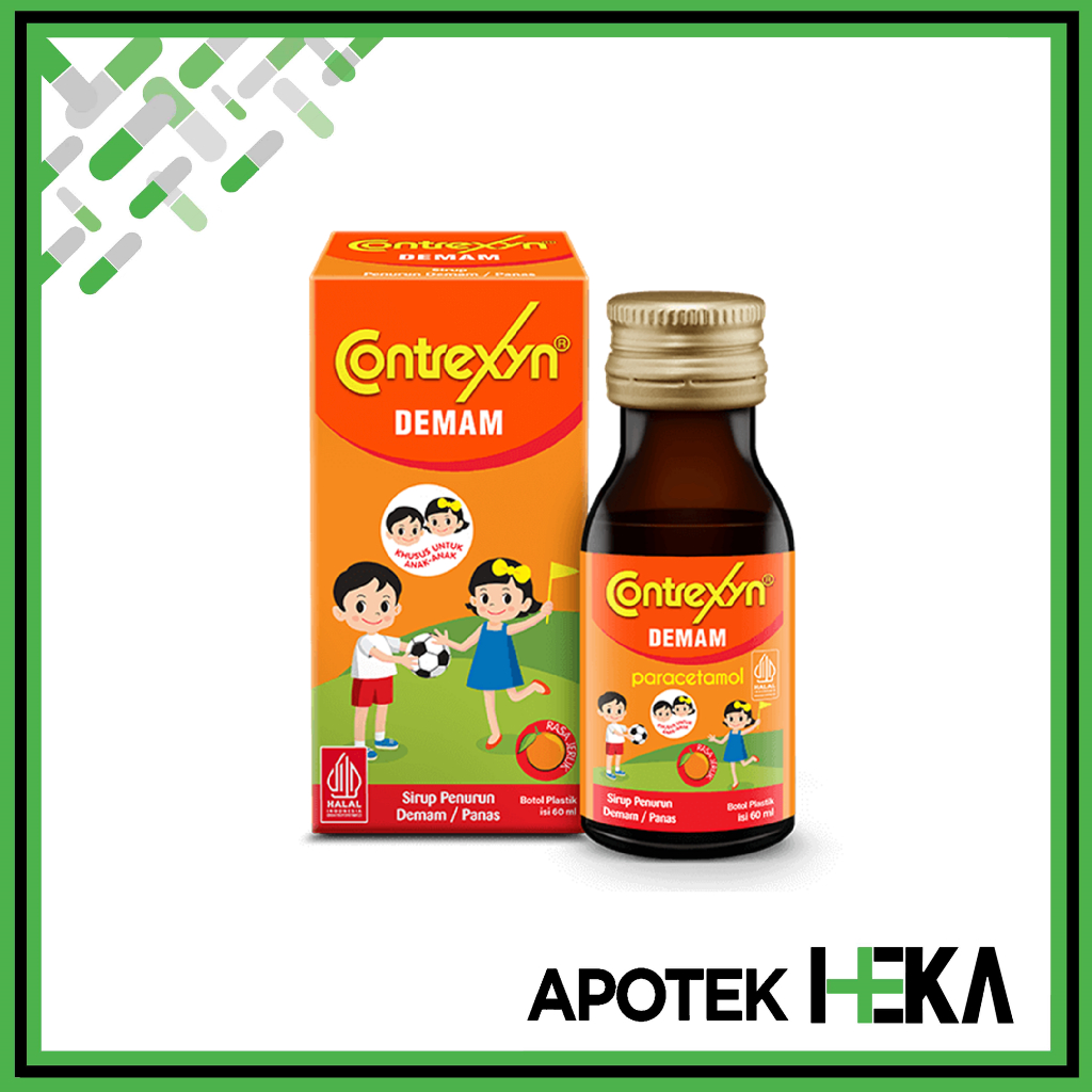 Contrexyn Sirup 60 ml - Obat Demam Anak [JAKSEL]