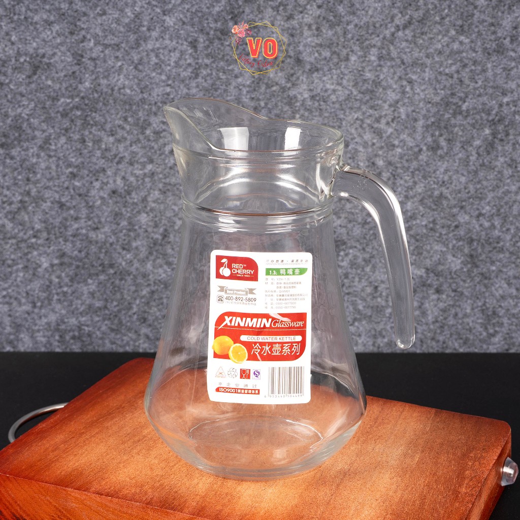 Water Jug Kaca, Pitcher Glass / Pitcher Besar /  Teko Kaca  / Teko Air Kaca / Teko Air Besar