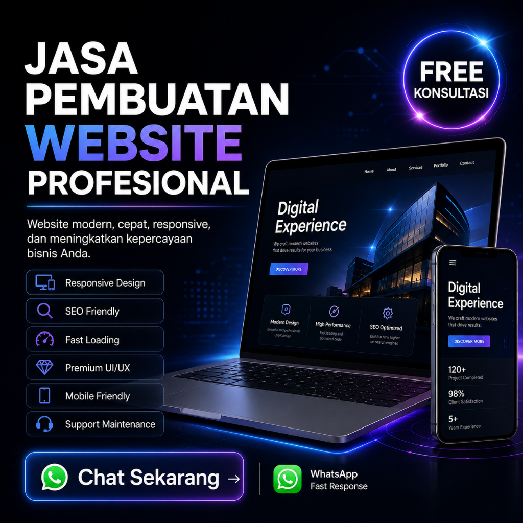 Jasa Pembuatan Website Profesional | Jasa Pembuatan Website & Aplikasi Skripsi