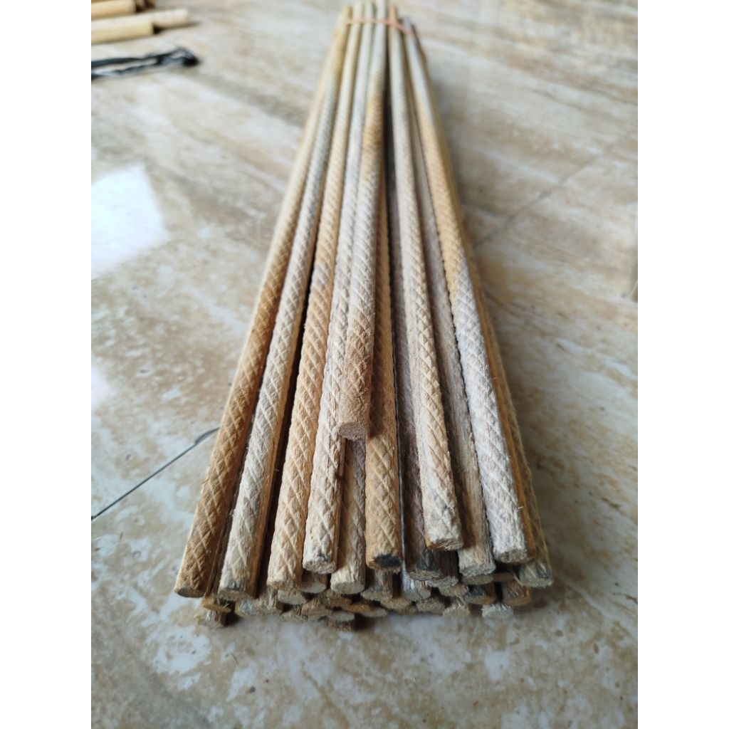 Tangkingan Burung Kenari Cucak Ijo Kayu Jati Motif Silang 1pcs
