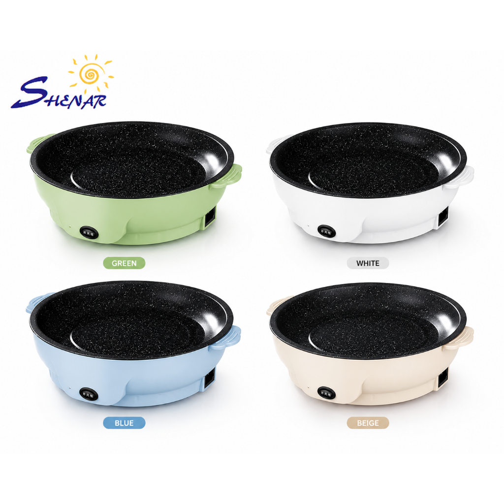 Panggangan Listrik Anti Lengket Grill Pan Anti Lengket Listrik Wajan Bbq Grill Pan Anti Lengket