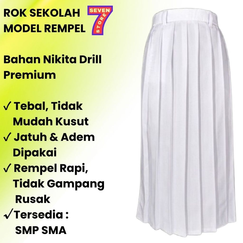 Rok Rempel Sekolah SMA SMP ADEM bahan Nikita Drill