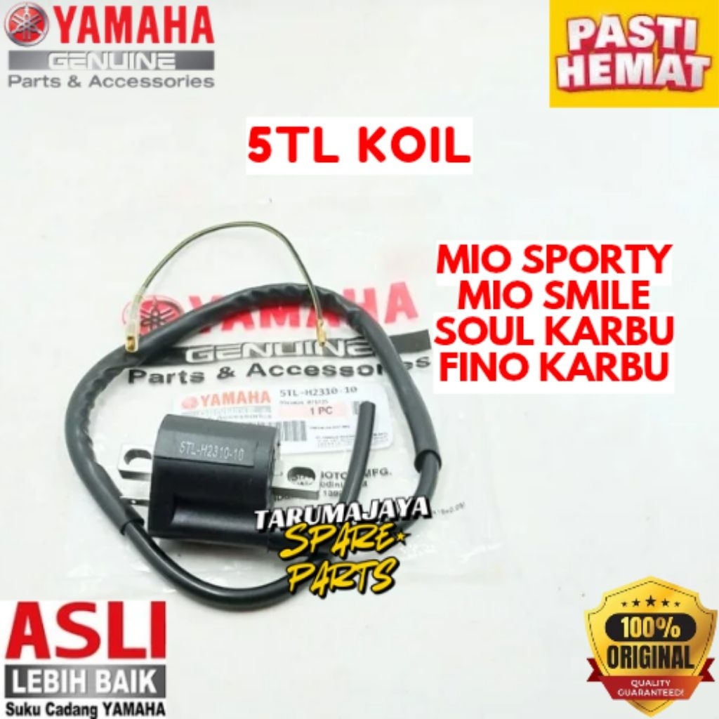 KOIL ORIGINAL YAMAHA KODE 5TL, KOIL MIO SPORTY, KOIL MIO SMILE, KOIL SOUL KARBU, KOIL FINO KARBU



