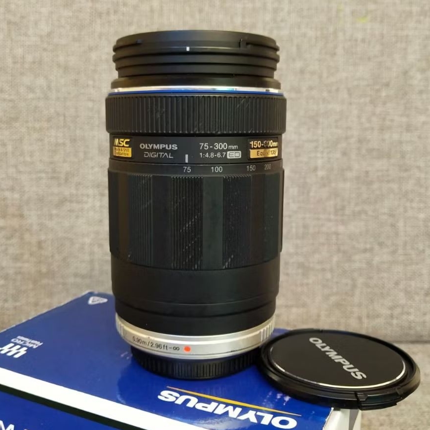Olympus M.Zuiko 75-300mm ED Lensa Tele Zoom Mirrorless Olympus Lumix MFT
