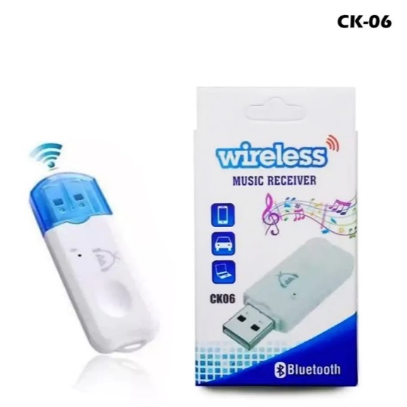 BLUETOOTH RECEIVER CK-06 NON KABEL AUX BLUETOOTH RECEIVER TANPA KABEL