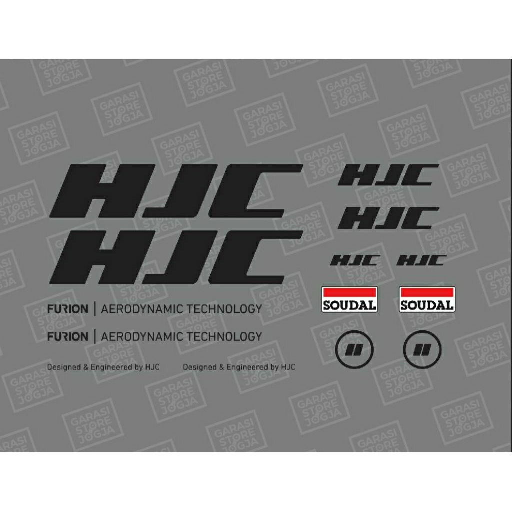Stiker Helm HJC