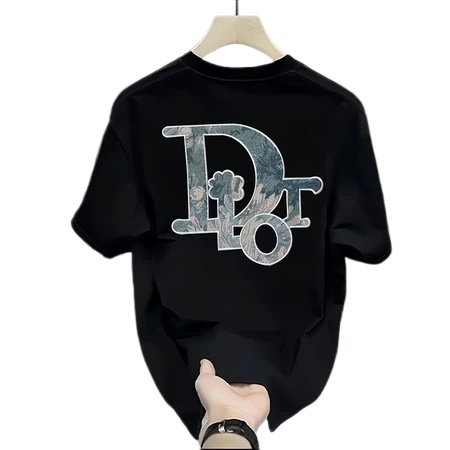 Tshirt Streetwear Pria Wanita Desain Logo Dior Artistic Premium