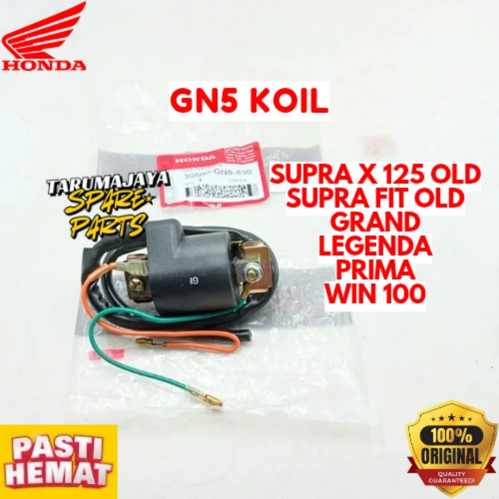 KOIL ORIGINAL HONDA KODE GN5, KOIL SUPRA X 125 OLD, KOIL SUPRA FIT OLD, KOIL GRAND, KOIL LEGENDA, KO
