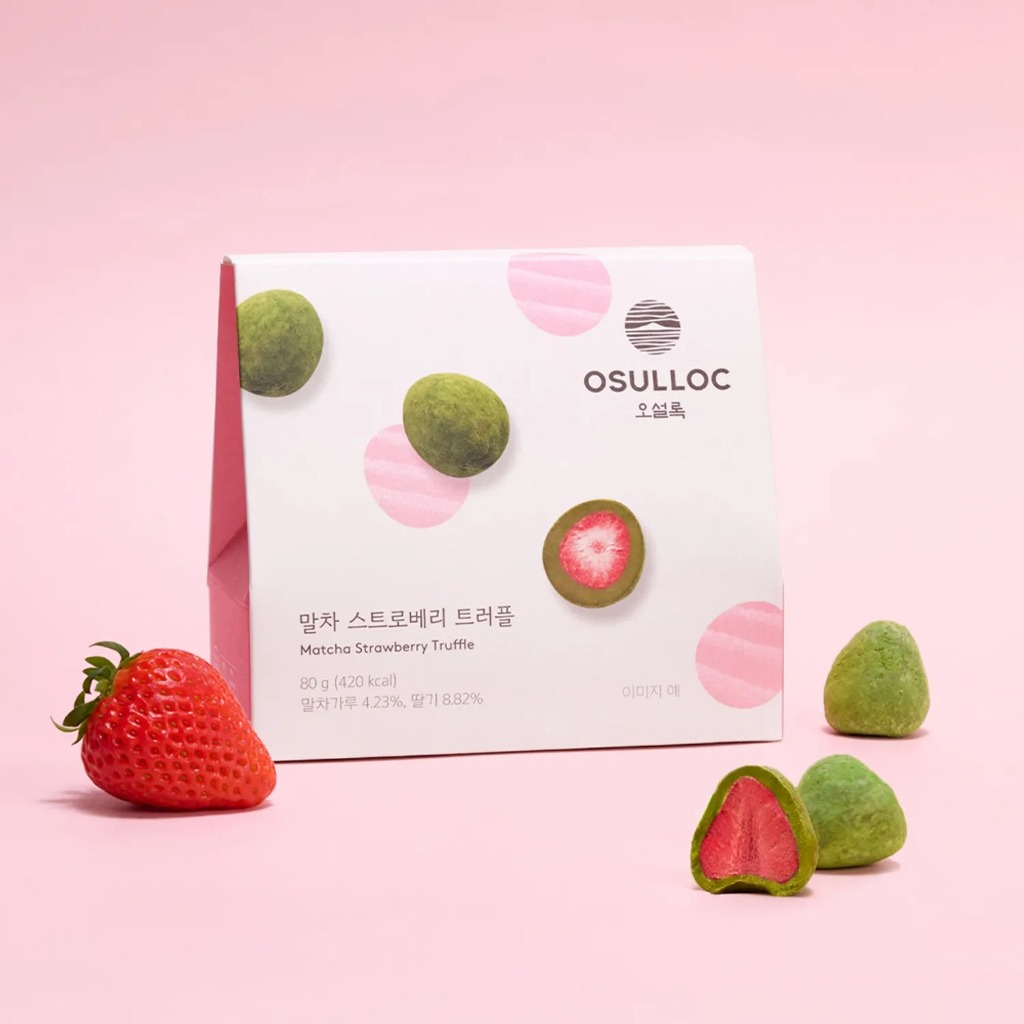 Osulloc Matcha Strawberry Truffle