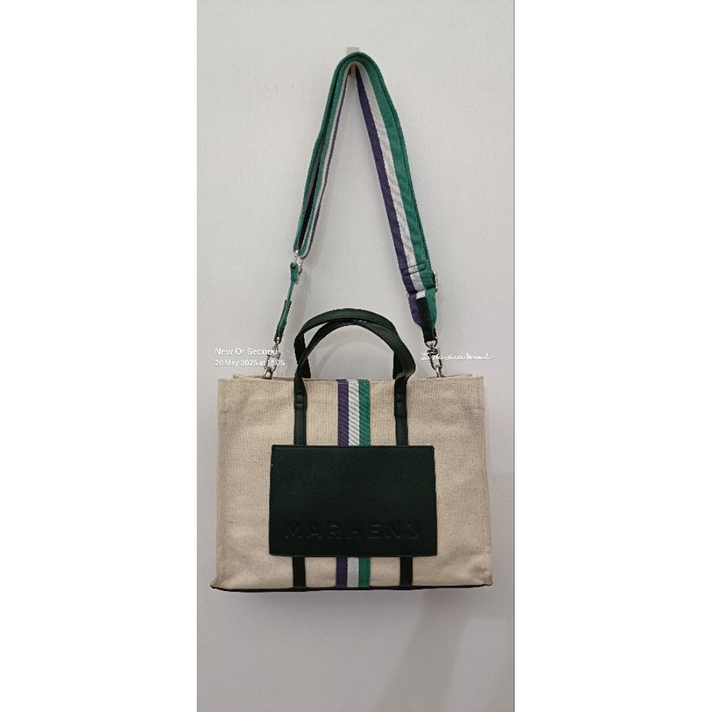(BEKAS) Preloved Tas Tenteng Selempang Marhen J Canvas