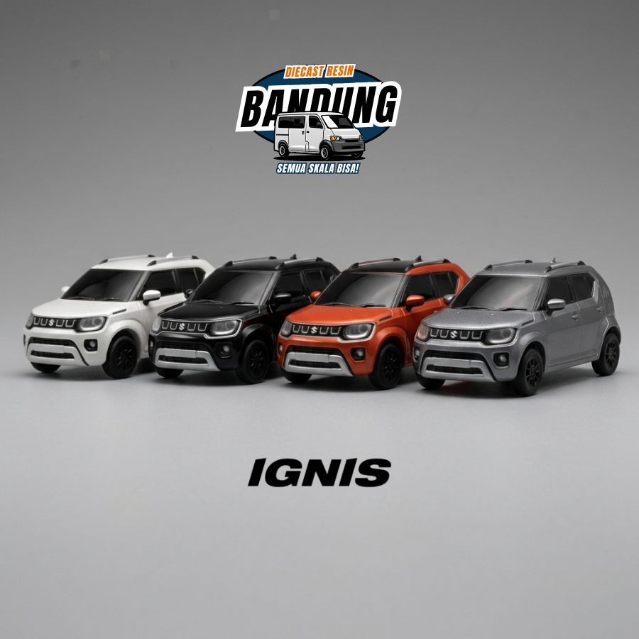 Resin 64 || Miniatur Suzuki Ignis Skala 1:64 3D print Bisa Custom warna & plat