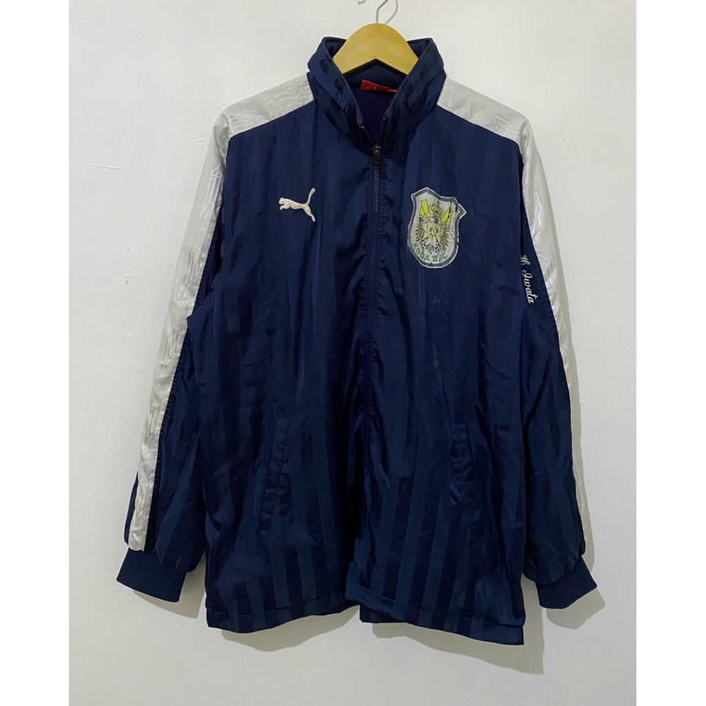 tracktopk jacket puma logo bordir casual Spellout