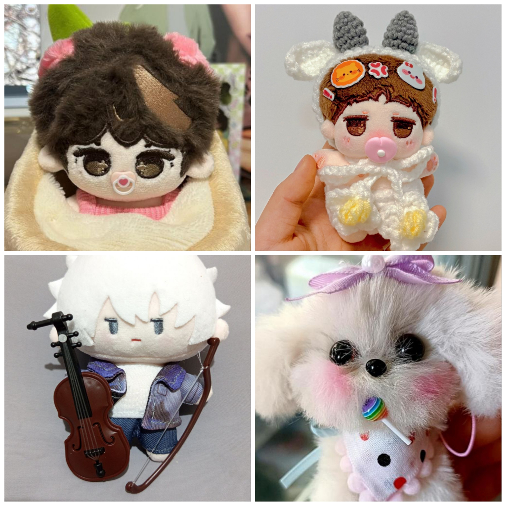 Aksesoris dot lollipop kacamata dll boneka nendoroid labubu crybaby