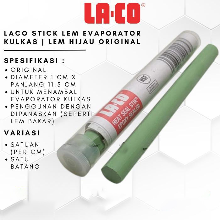 Electro Gallery - Laco Stick Lem Evaporator Kulkas Lem Hijau Original