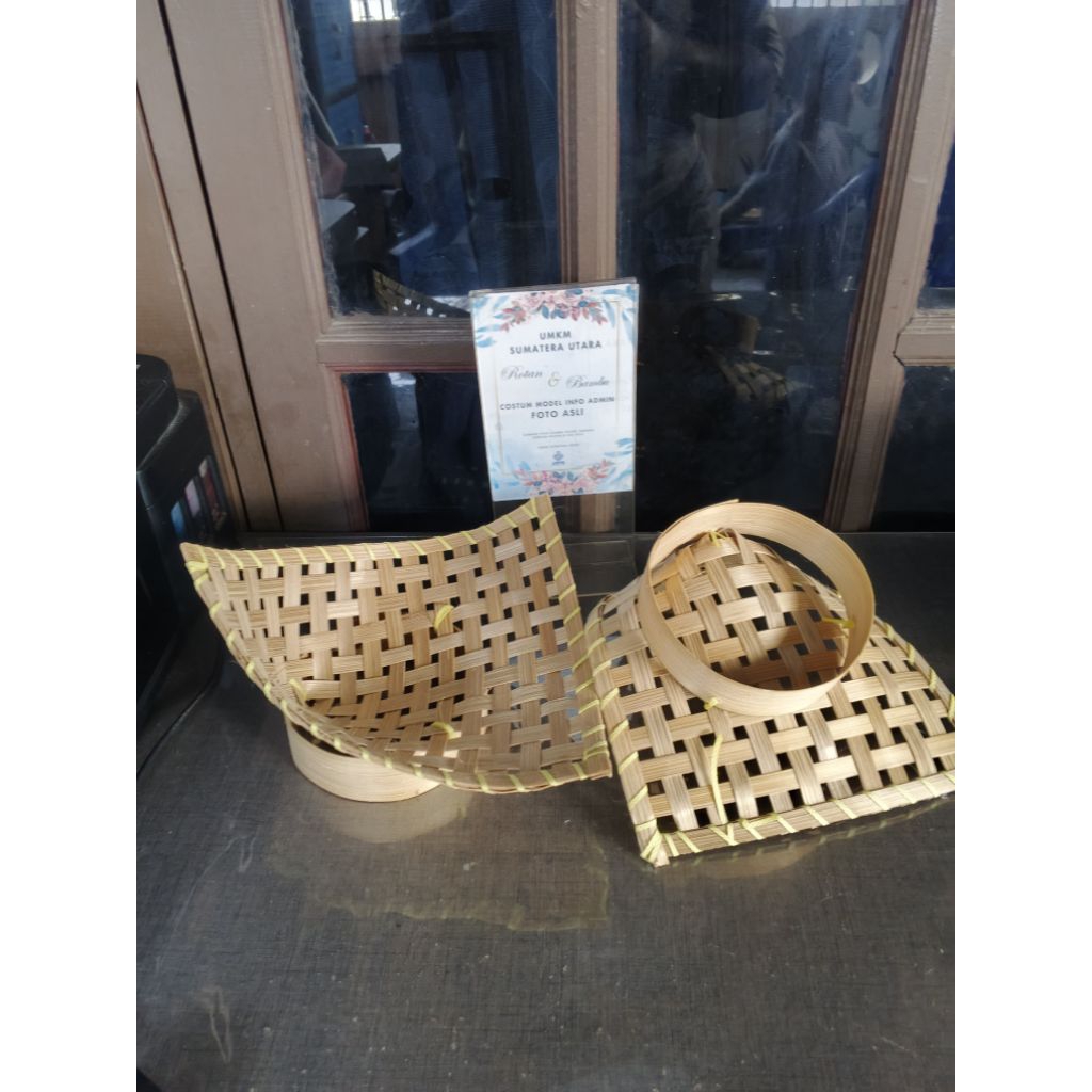 Piring Bambu / piring pincut bambu / pincuk / pincuk pecel / piring pincuk bambu / bambu
