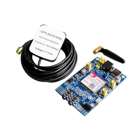 SIM808 GSM GPRS GPS Dev Board with GPS Antenna