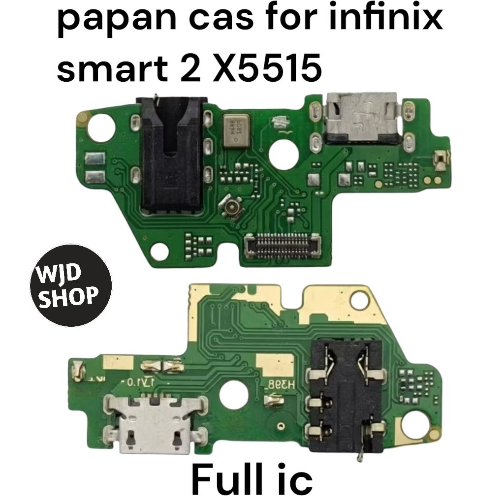 papan cas infinix smart 2 X5515 original konektor pcb full ic board pengganti conektor mic ct meetoo