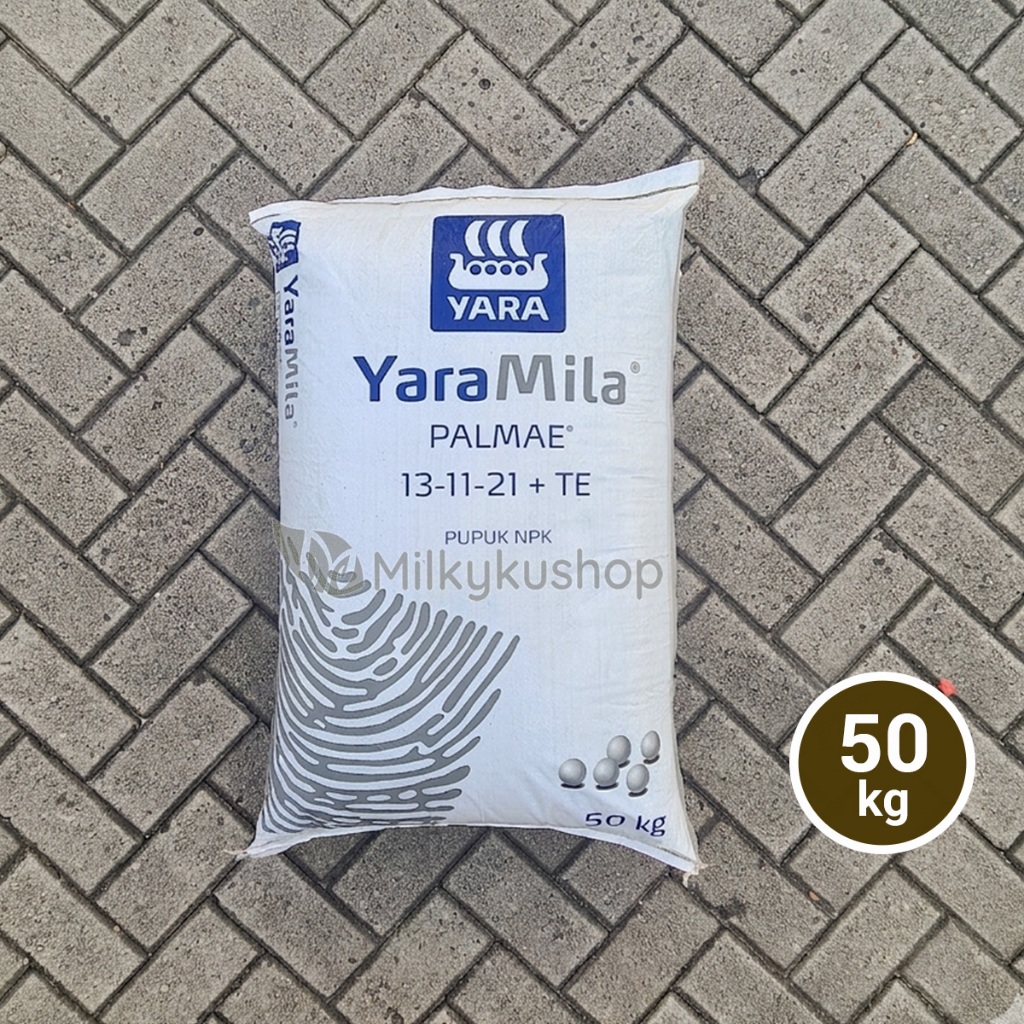 PUPUK YARAMILA PALMAE 13 11 21 + TE 50 KG KP NPK YARA MILA VIA CARGO