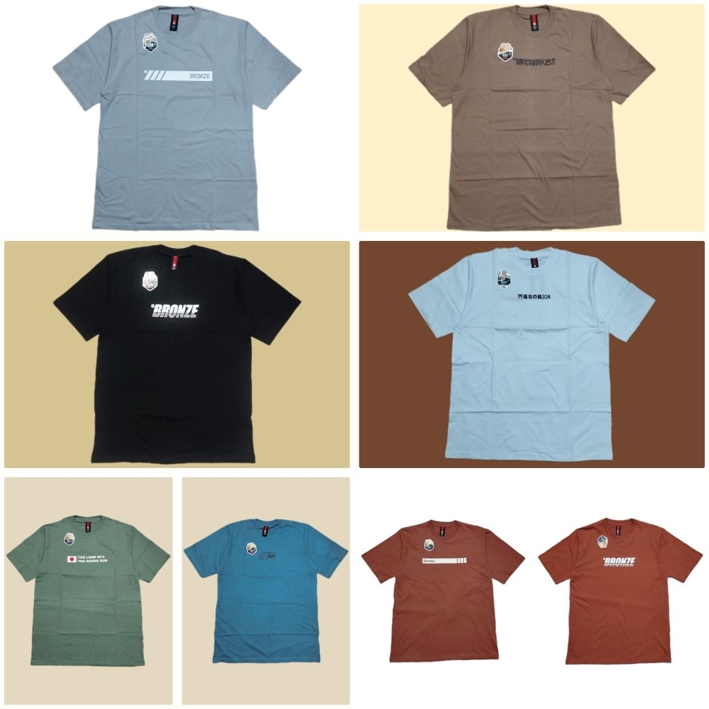 KAOS BRONZE I KAOS PENDEK BRONZE I KAOS BRONZE ORIGINAL | GAMBAR BELAKANG