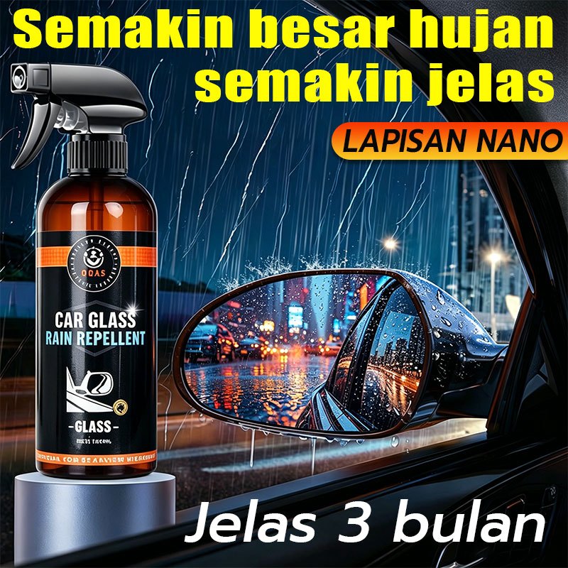 Spray Anti embun Fog Air Hujan Rain Kabut Agent pembersih Kaca Mobil Helm Spion Motor Kacamata LENS 