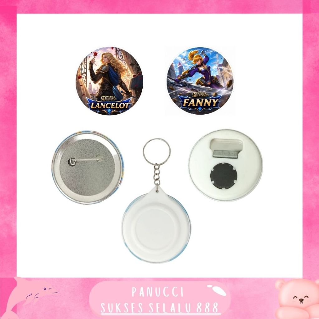 Pin Mobile Legends Bang Bang Pin Gantungan Kunci Magnet Bros Mobile Legends