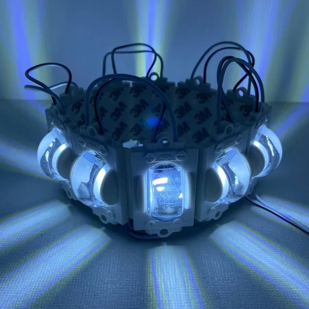 Lampu LED 1 Mata Terang 12 Volt 24 Volt LED Alis Roda Mata 1 Terang Variasi Mobil Truk Bus