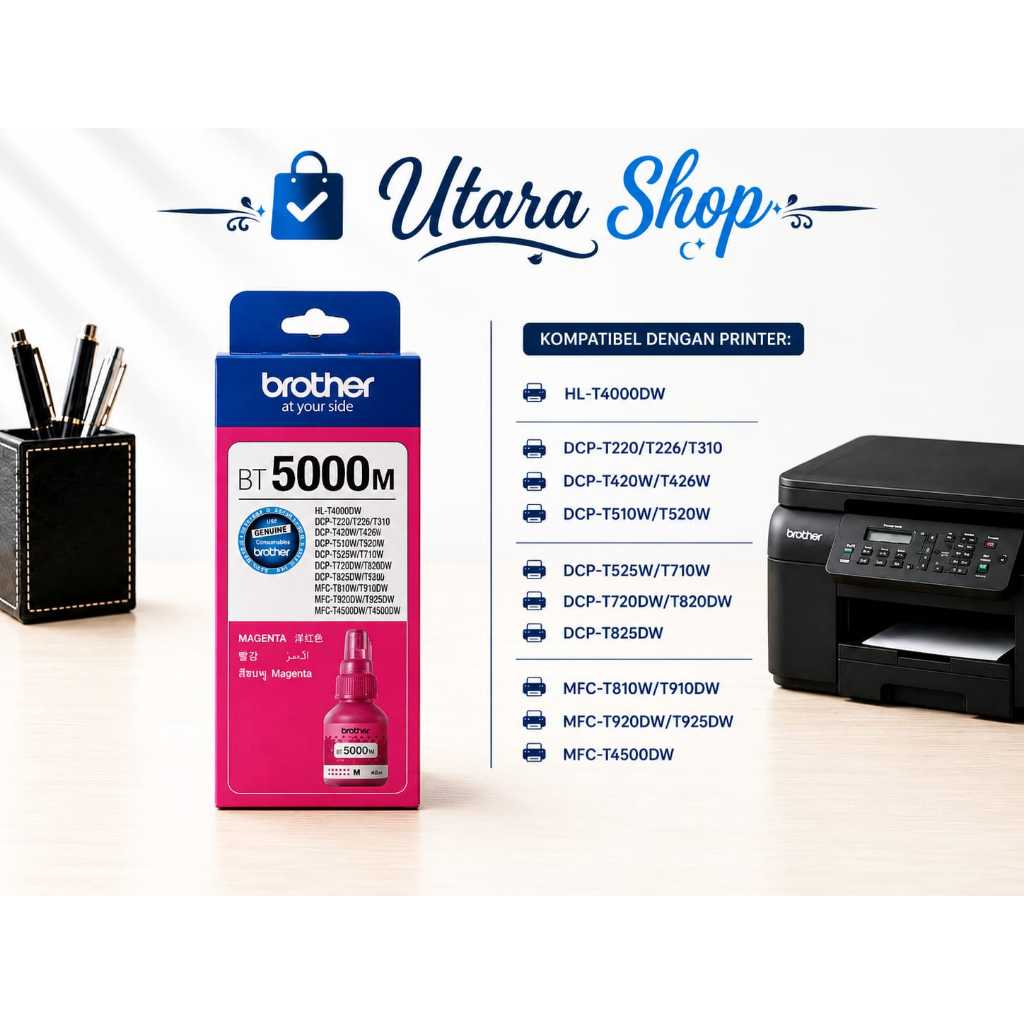 TINTA BROTHER BT5000 MAGENTA DCP-T220/DCP-T310/DCP-T426W/DCP-1710W