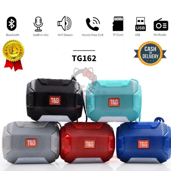 Speaker Bluetooth TG162 Speaker Portable Wireless TG 162