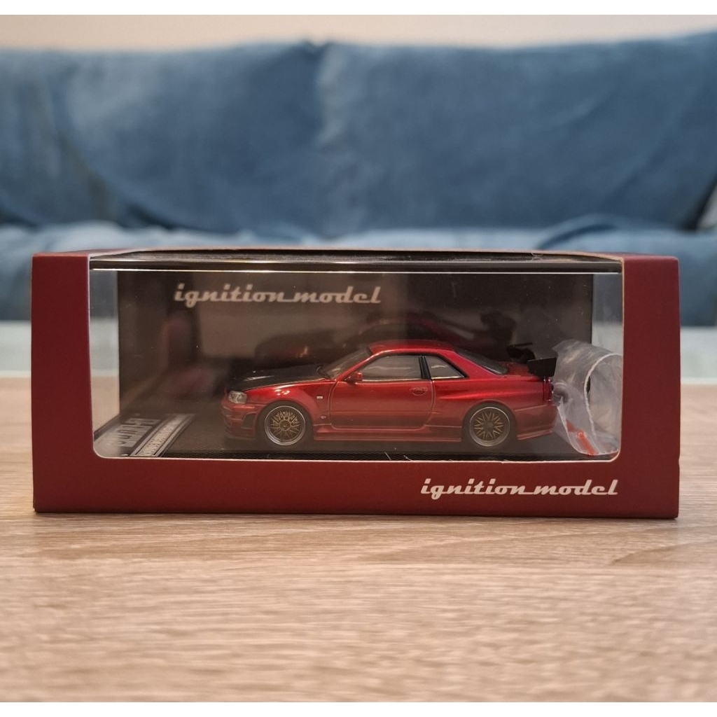 Ignition Model Nissan R34 Z Tune Red Maroon (Rare)