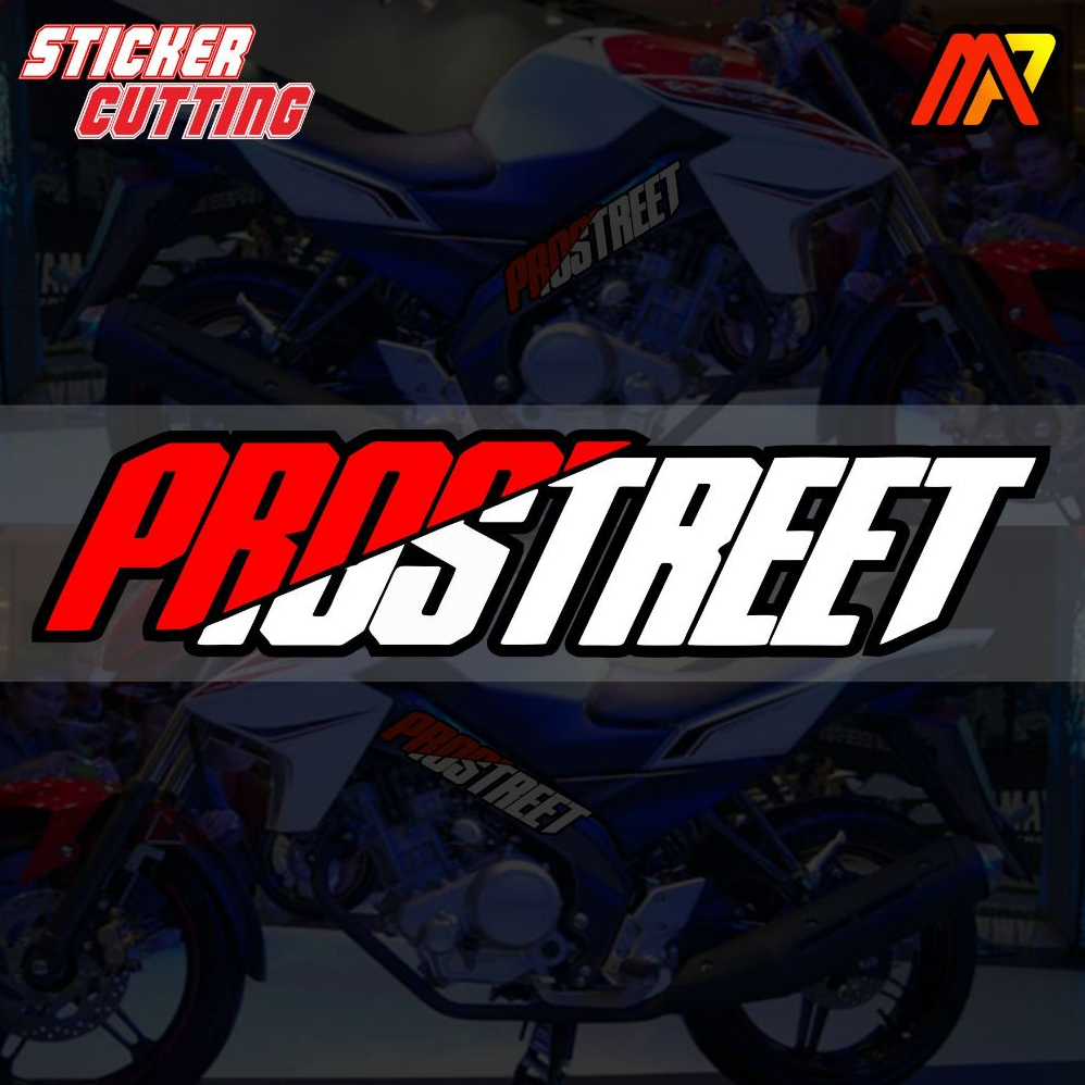 Sticker Cutting PROSTREET Rangka Body Deltabox Vixion - Stiker PROSTREET Motor Vixion