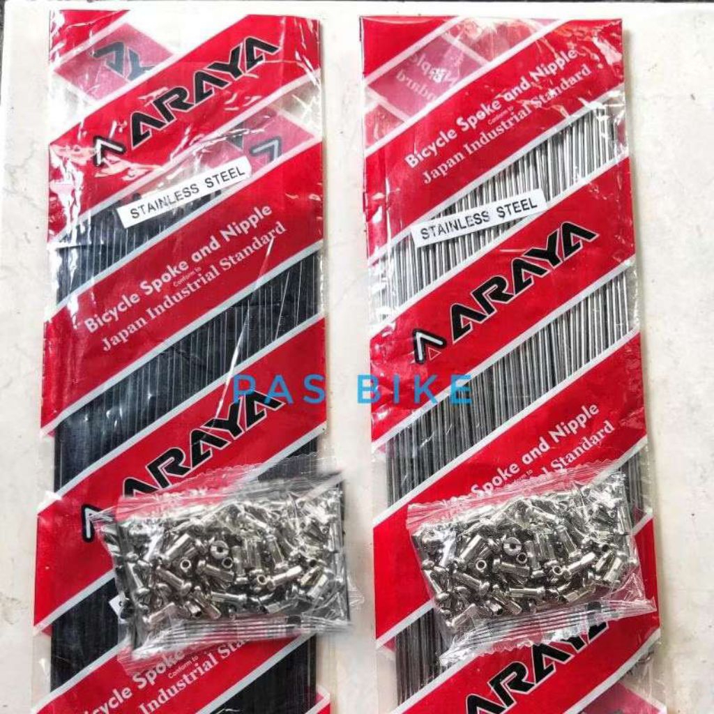 Jari BMX 20 Stainless Ruji Sepeda Roda 20 Spoke 187 mm Plus Nipel