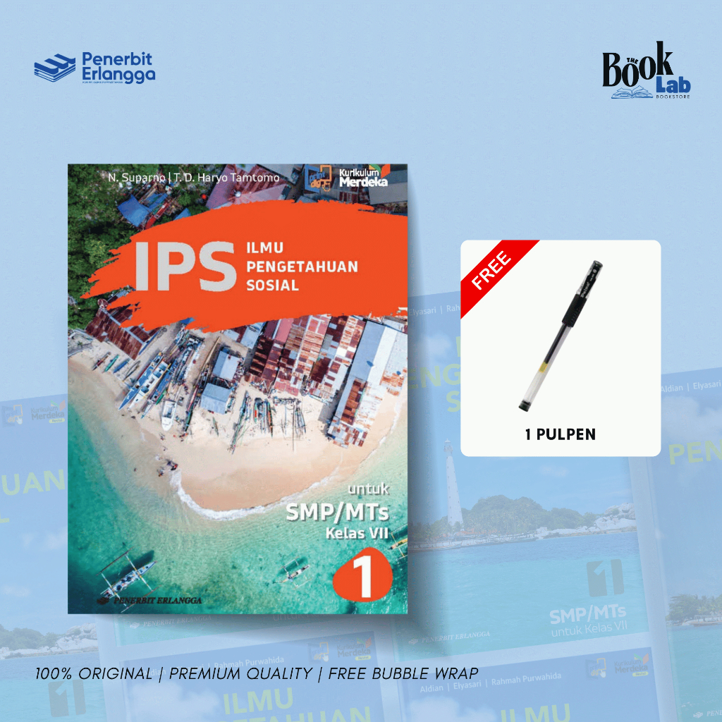 ERLANGGA - BUKU IPS SMP/MTS KLS.7/KM