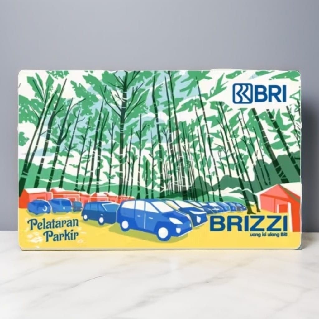 Brizzi BRI - Kartu E-toll Brizzi BRI support nfc bisa top up via mobile banking bri
