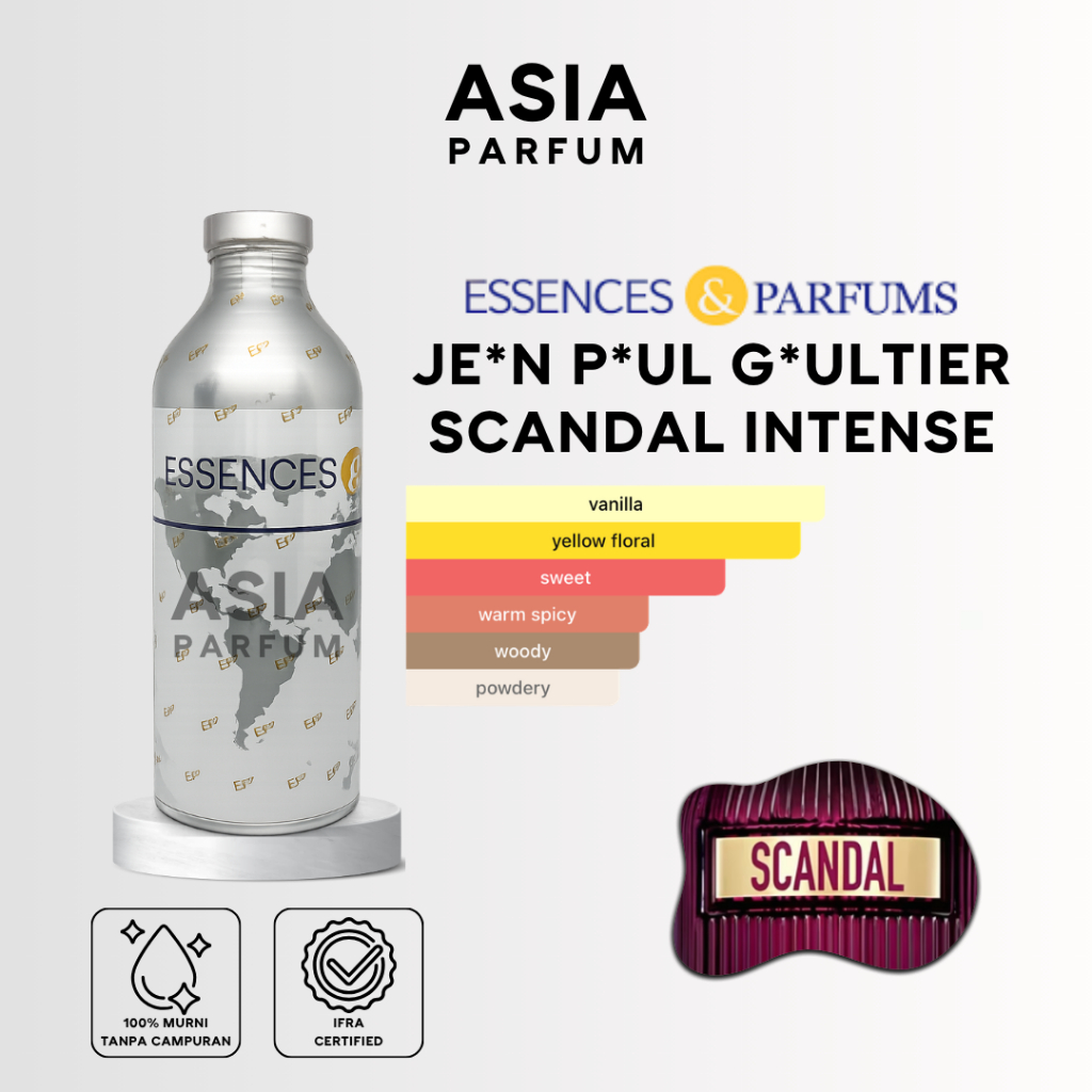 ESSENCES & PARFUMS SORYAN INTENSE 98928 - BIBIT PARFUM SCANDAL INTENSE GRADE A - SEGEL & REPACK 100G