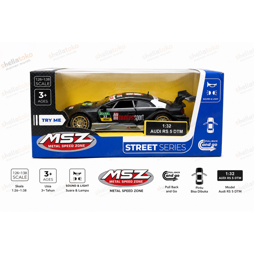 Diecast Msz audi RS 5 DTM skala 1:32 original
