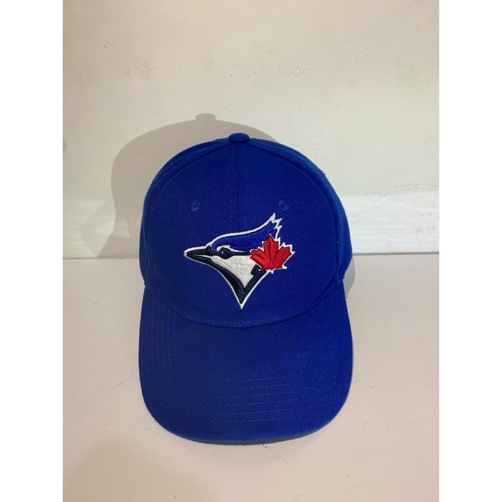 Topi blue jays biru