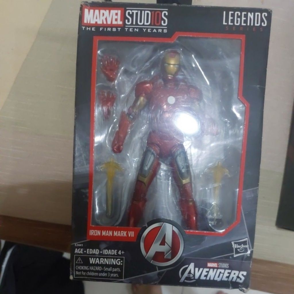 hasbro iron man mark 7 mcu bib