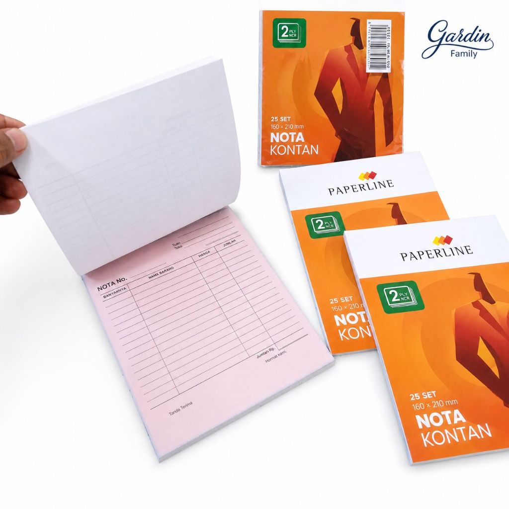 Nota Kontan B2 Besar NCR 2 Ply Paperline Ukuran 160x210mm Berkualitas